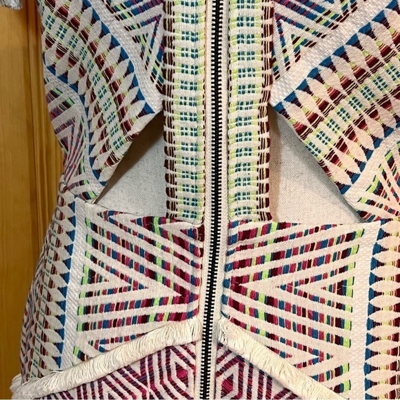 Adelyn Rae Jaylene Woven Jacquard Sheath Dress Sz-M - Picture 8 of 12